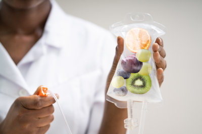 IV Drip Vitamin Infusion Therapy Saline Bag