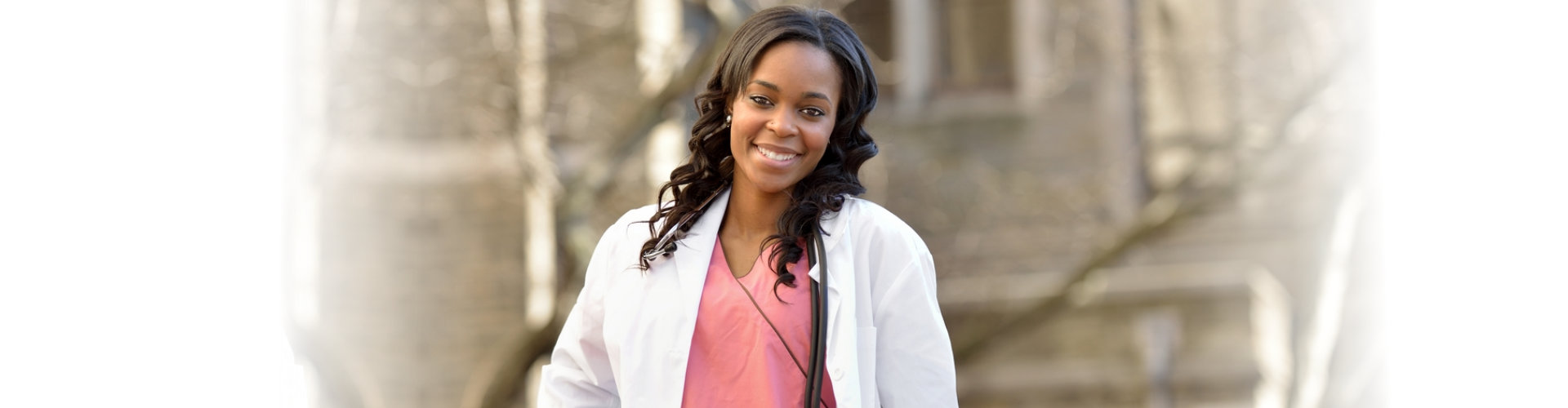 nurse smilling